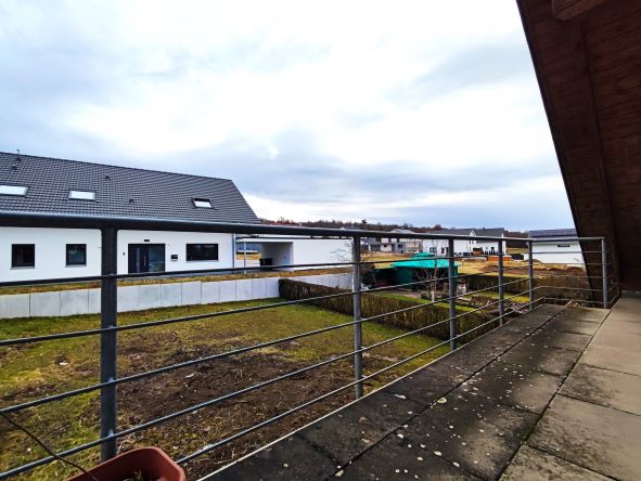 Gartenansicht vom Balkon